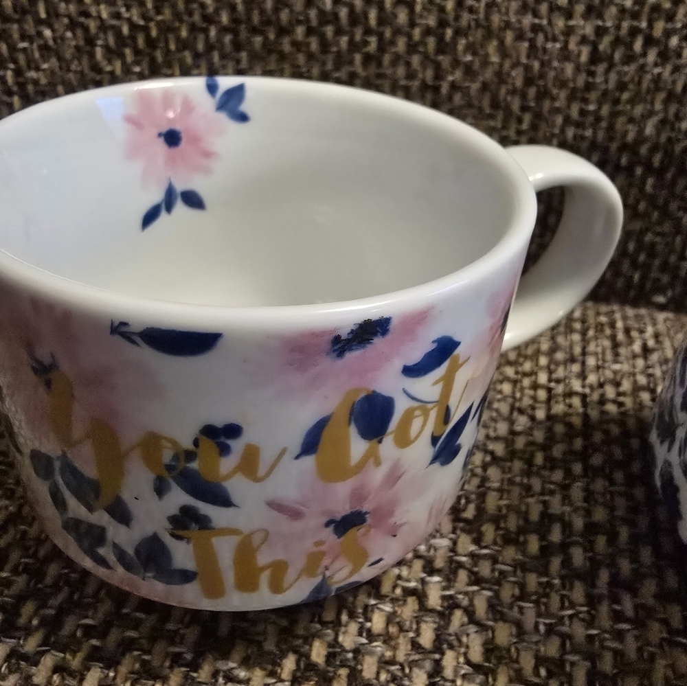Floral Pier 1 Porcelain Tea Cups - Picture 3 of 6